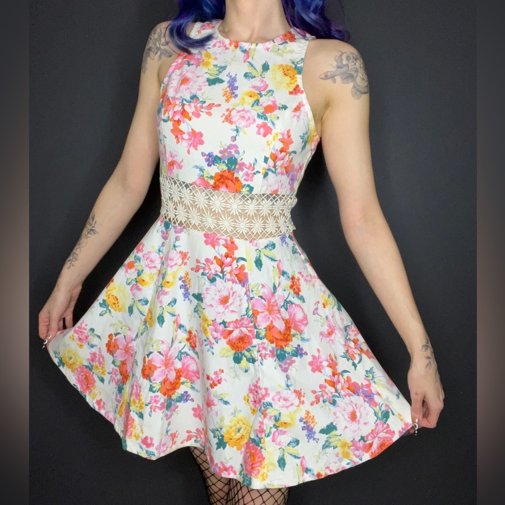 Colorful Floral Dress